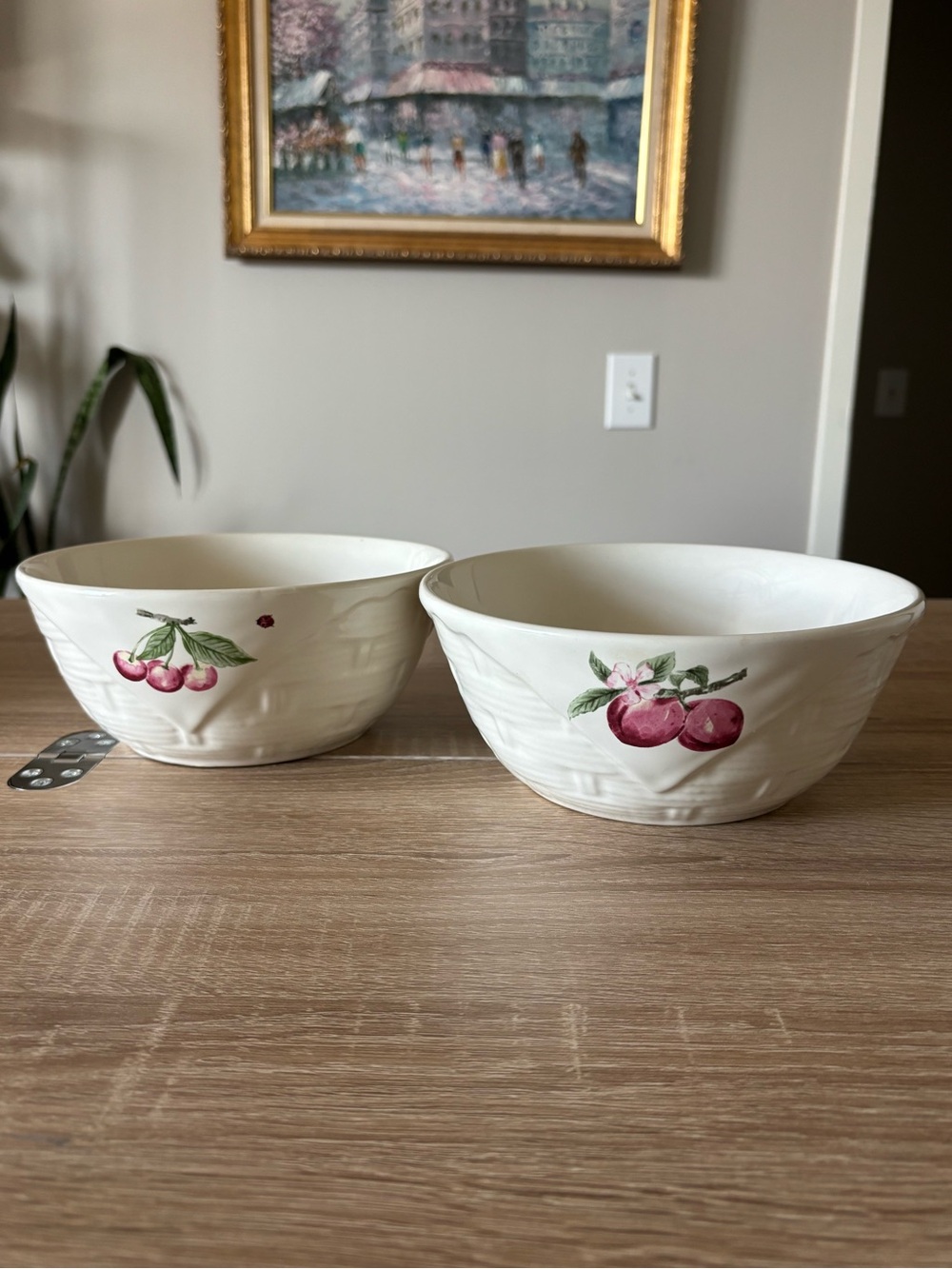 Vintage Pfaltzgraff Delicious Fruit Bowls - Set of 2